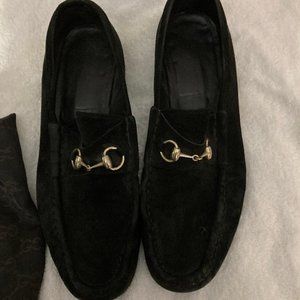 Gucci Suede Loafers size 14